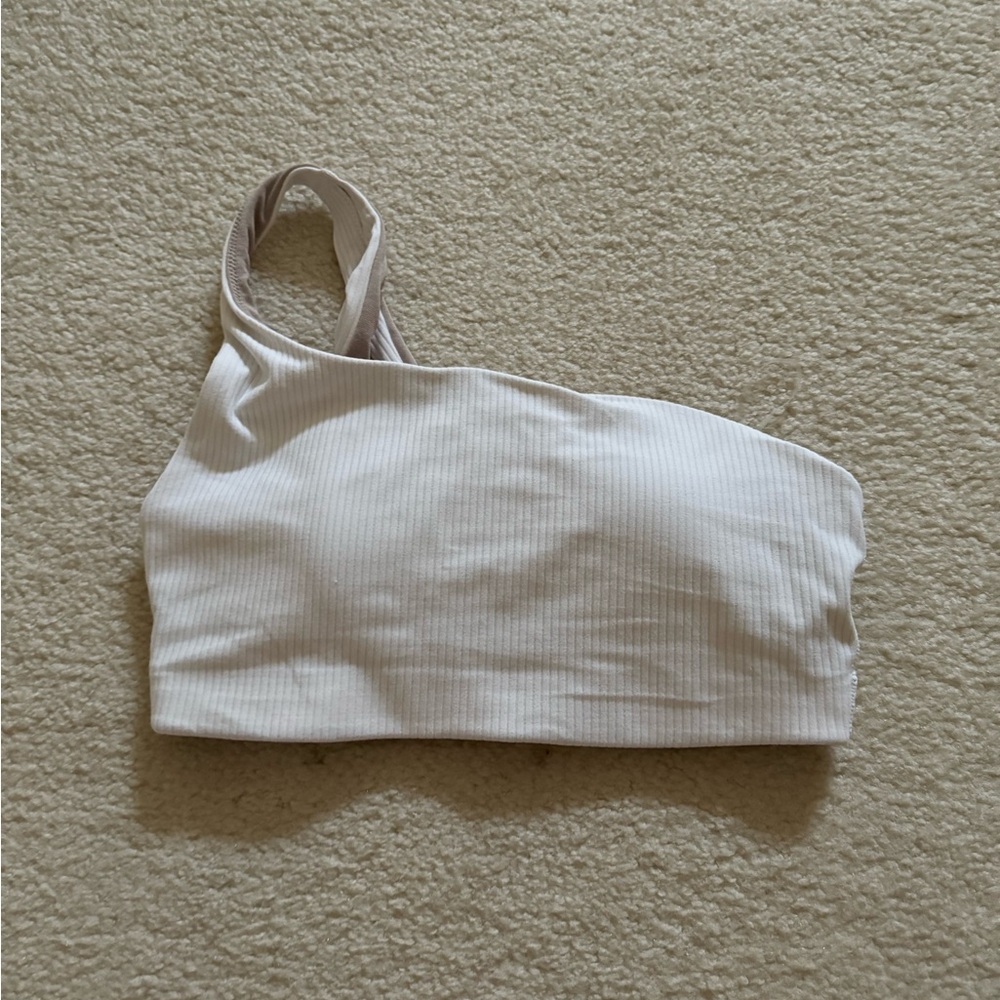 Lululemon ribbed asymmetrical bra